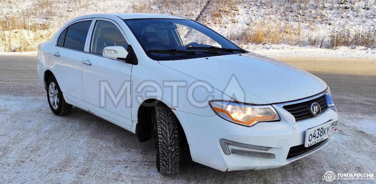 Цена на Легковой автомобиль, марка: LIFAN Solano модель: 214835; год  изготовления: 2014 г.в.; цвет: белый, VIN: X9W214835F0000779;  государственный регистрационный знак: О438КУ159 Подписка на обновления:  Подпи... | Пермский край