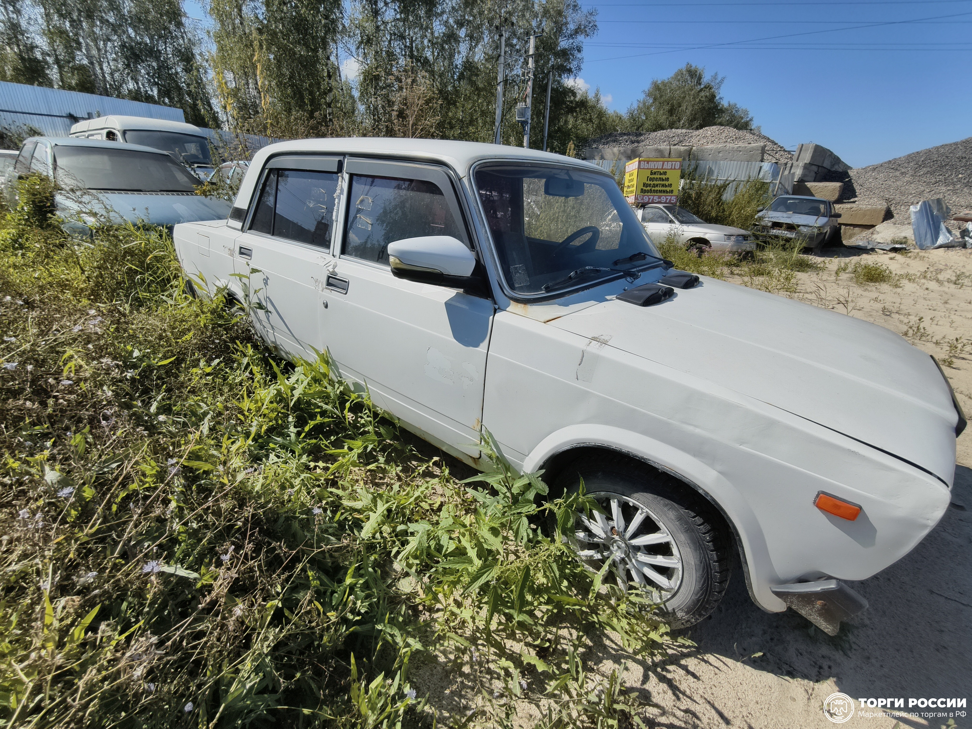 Автомобиль ВАЗ 21074 г.р.з. М578ЕС72 белого цвета, 2005 г. в. VIN XTA21074052157