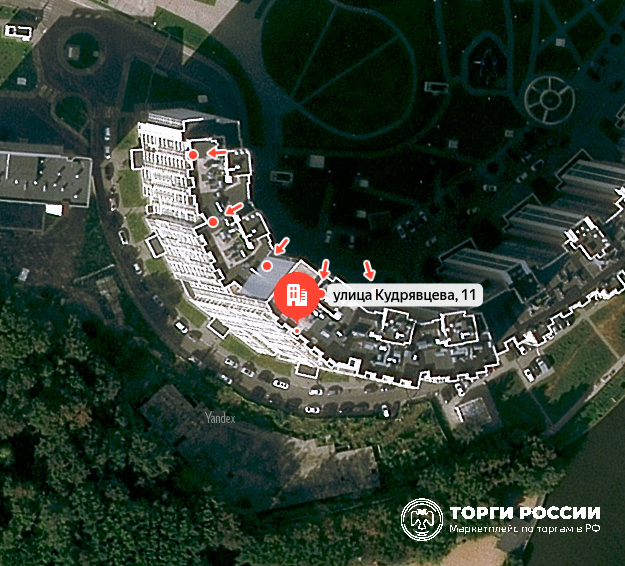 1-комнатная квартира, кадастровый № 50:10:0010313:11726, общей площадью 49,1 кв.