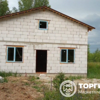 Объект незавершенного строительства 160 кв.м. и земельный участок 1276+/-24 кв.м
