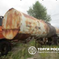 Прицеп цистерна битумная ДС-164-01 /0581 АО/ гар.№42513-- Тягач седельный КАМАЗ-