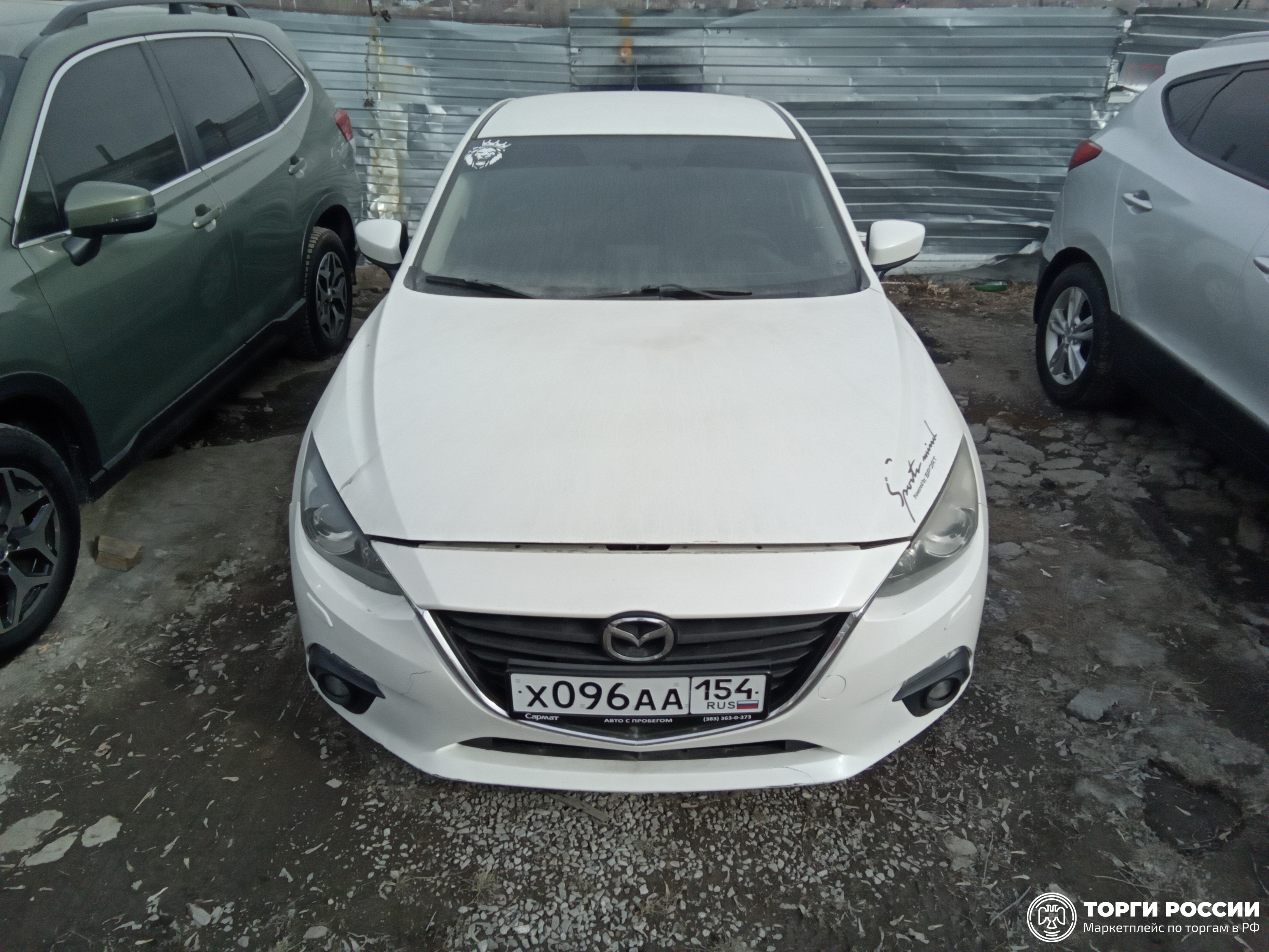 Транспортное средство. Модель: MAZDA 3. Тип АКПП. VIN JMZBM44A831195200. Гос. номер: Х096АА154. Год выпуска: 2014. Местонахож...
