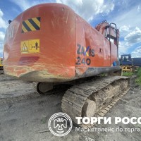 HITACHI ZX240 Экскаватор ZX240-5G (Дизельный, 6,4 л, 177 л.с., АТ) с пробегом в 
