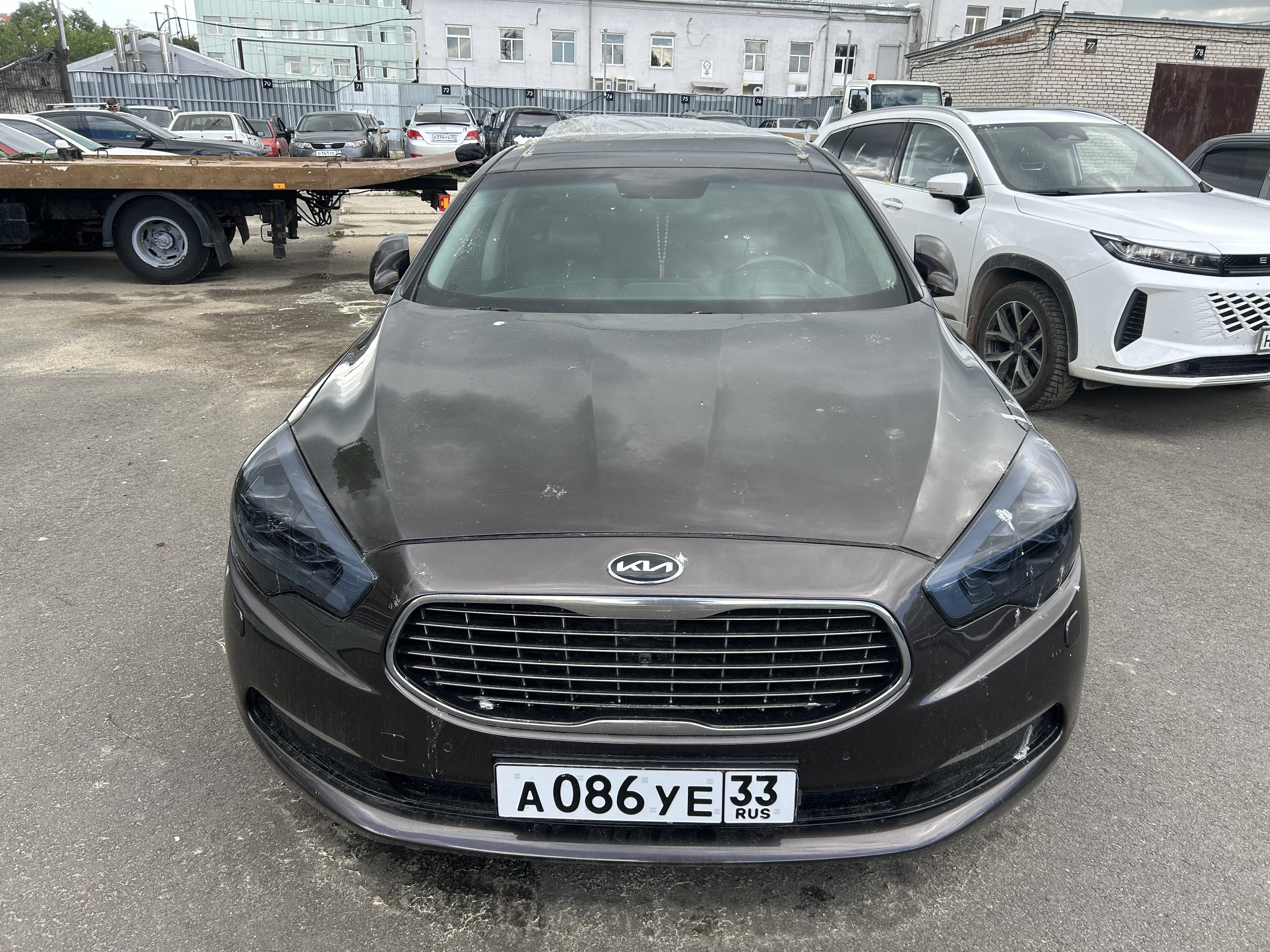 Транспортное средство. Модель: KIA Quoris. Тип КПП: АКПП. VIN XWELW413BF0000004. Гос. номер: А086УЕ33. Год выпуска: 2014. Адр...