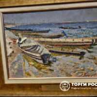 Картина «Лодки на Днепре», художник …