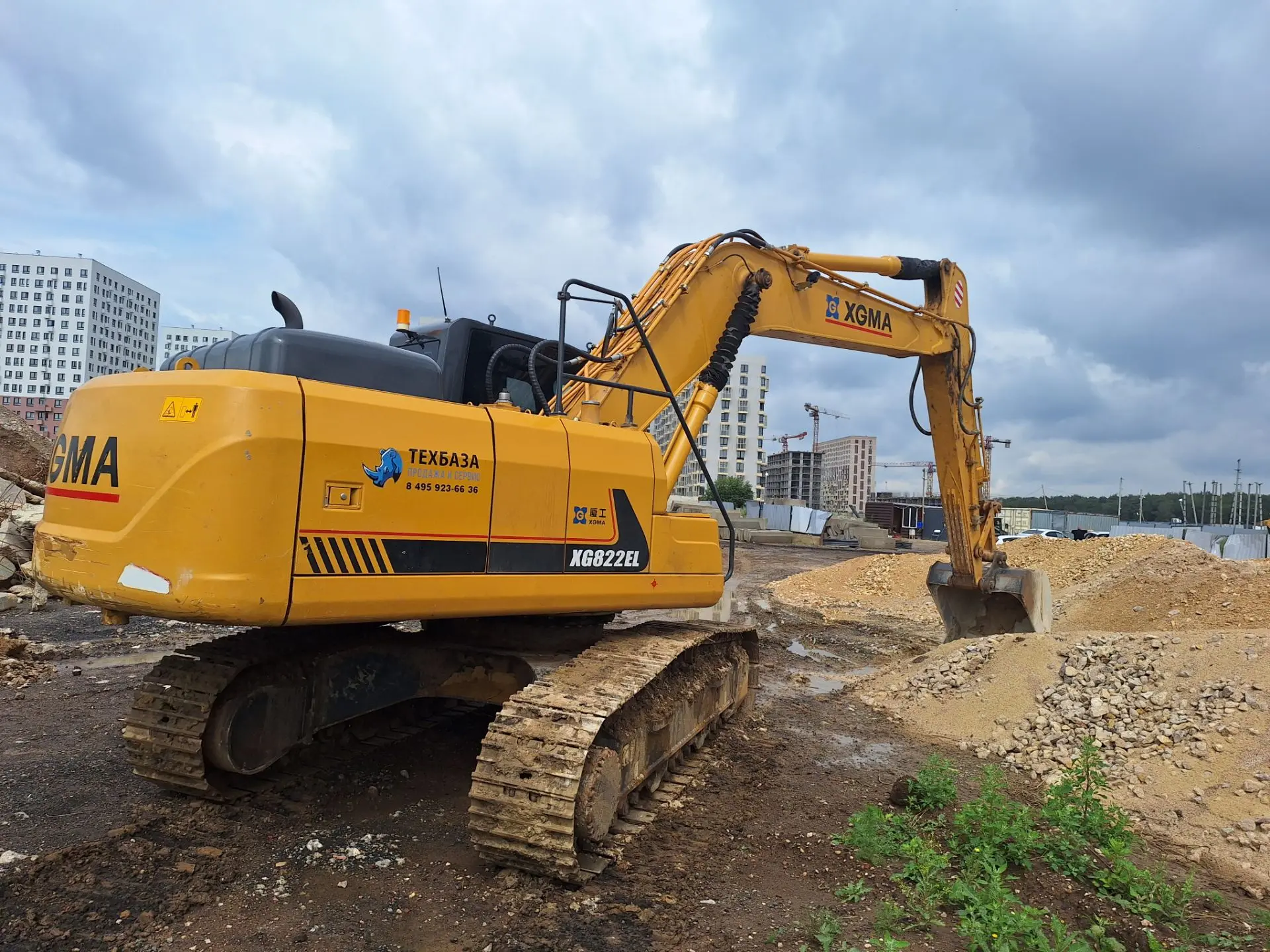 XGMA XG822* Экскаватор XG822EL (Дизельный, 5,9 л, 152 л.с., АТ) с пробегом в лиз