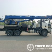 FAW J6 6x6 Автокран КС-55713-9К-4 (Дизельный, 11.1 л, 420 л.с. МТ) с пробегом в 