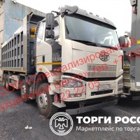Автомобиль-самосвал FAW J6, 2023, Идентификационный номер: LFWMXXRX1P1F07765.  Начальная цена продажи: 6904000 рублей 00 копе...