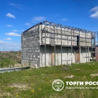 Временное двухэтажное строение из пеноблока