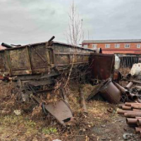 Прицеп-самосвал СЗАП-8527, АО253666, 1991г.в.