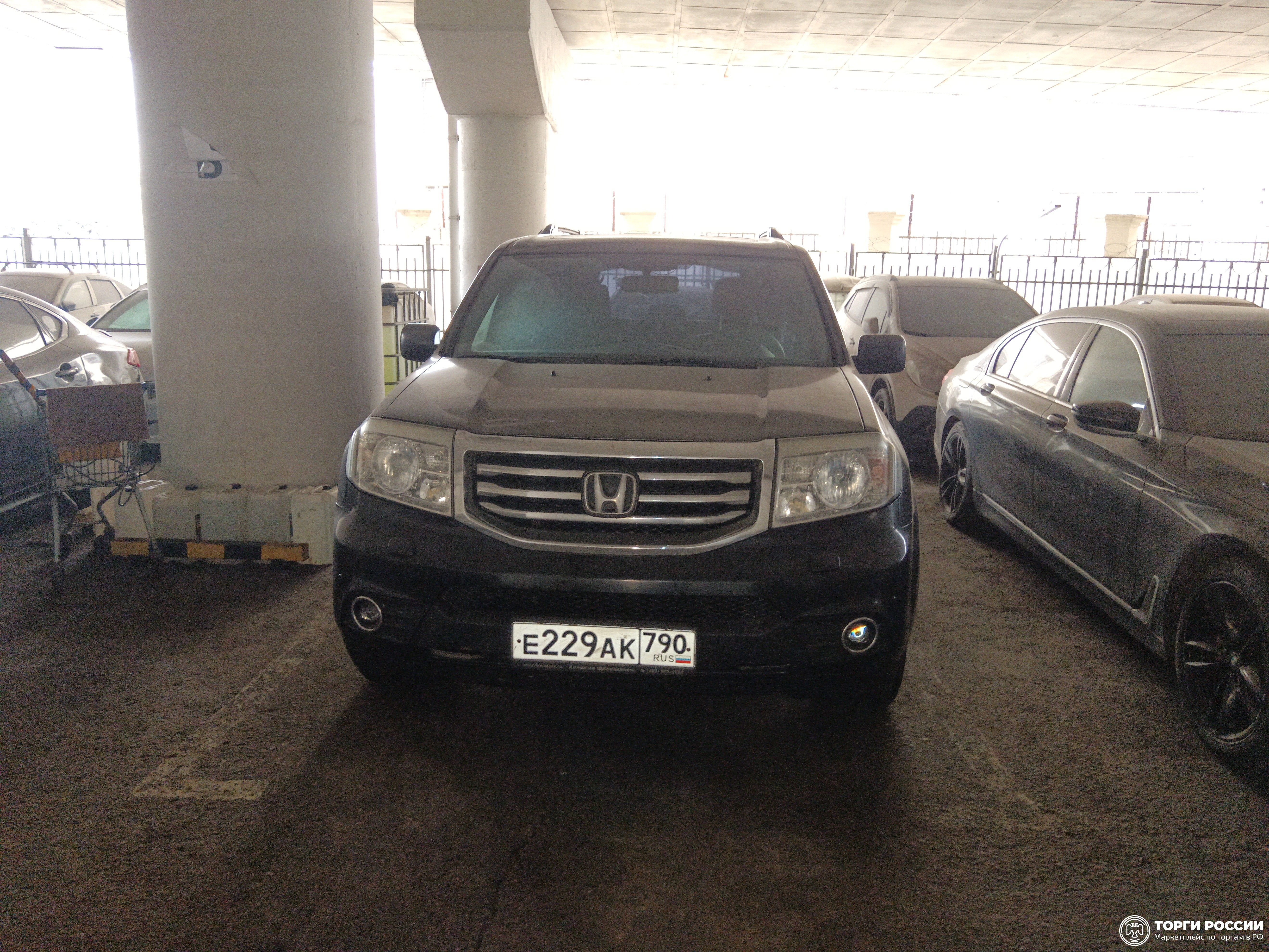 Транспортное средство. Модель: HONDA Pilot. Тип КПП: АКПП. VIN 5KBYF4880DB401767. Гос. номер: Е229АК790. Год выпуска: 2013. А...