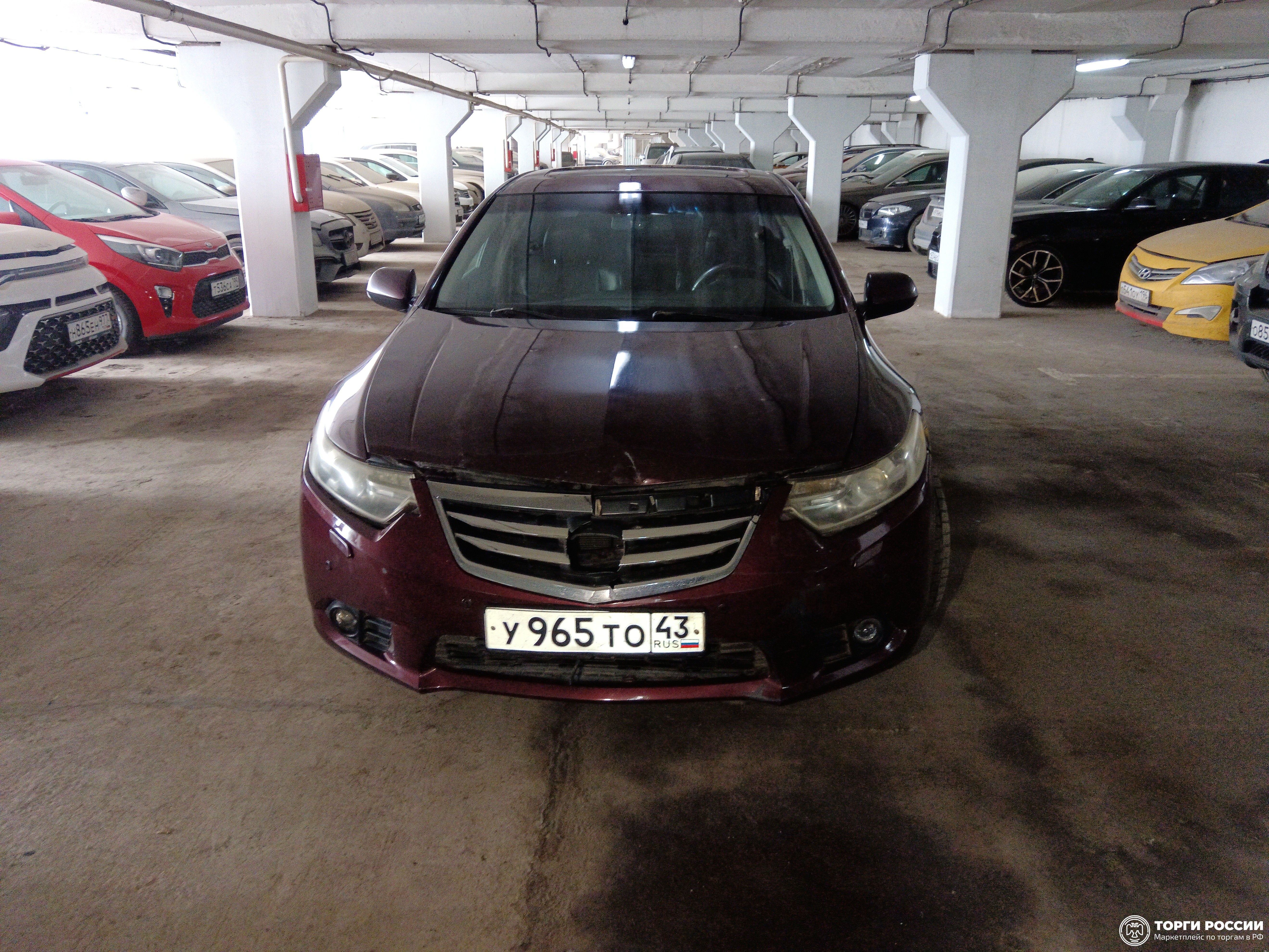 Транспортное средство. Модель: Honda Accord. Тип КПП: АКПП. VIN JHMCU2680CC203058. Гос. номер: У965ТО43. Год выпуска: 2011. А...