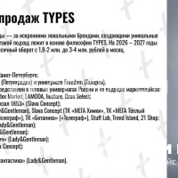 Готовый бизнес: Бренд премиальной мужской одежды «TYPES» генерирует 2 млн рублей