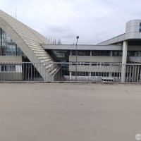 Часть плиты привокзальной площади