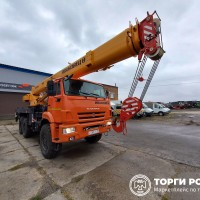 КамАЗ 43118 6x6 Автокран КС-45717К-3 (Дизельный, 11,8 л, 300 л.с., МТ) с пробего