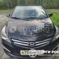 Легковой автомобиль, ХУНДАЙ SOLARIS, 2014 года выпуска, VIN: Z94CT51CAFR103105