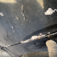 Заднее левое крыло