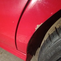 Заднее левое крыло