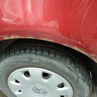 Заднее левое крыло