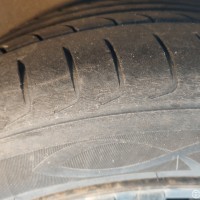 Заднее левое колесо