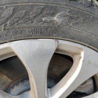 Заднее левое колесо