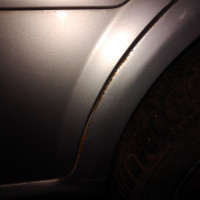 Заднее левое крыло