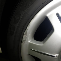 Заднее левое колесо