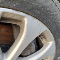 Переднее левое колесо