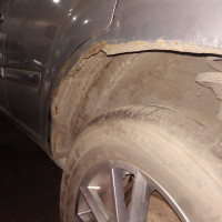 Заднее левое крыло