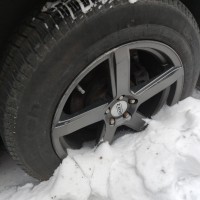 Заднее левое колесо