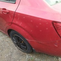 Заднее левое крыло