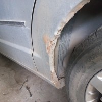 Заднее левое крыло