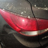 Левый задний фонарь