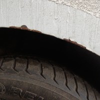 Заднее левое крыло