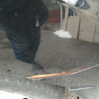 Заднее левое крыло