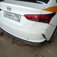 Задний бампер