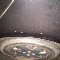 Заднее левое крыло