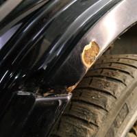 Заднее левое крыло