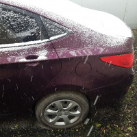 Заднее левое крыло