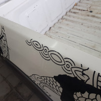 Заднее левое крыло