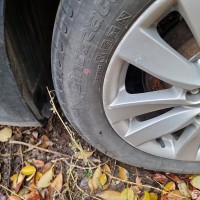 Заднее левое колесо