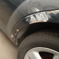 Заднее левое крыло