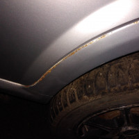 Заднее левое крыло