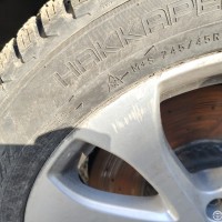 Переднее левое колесо