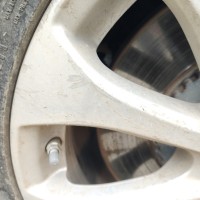 Заднее левое колесо