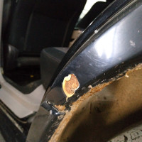 Заднее левое крыло