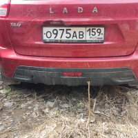 Задний бампер