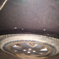 Заднее левое крыло