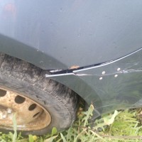 Заднее левое крыло