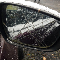 Правое дверное зеркало